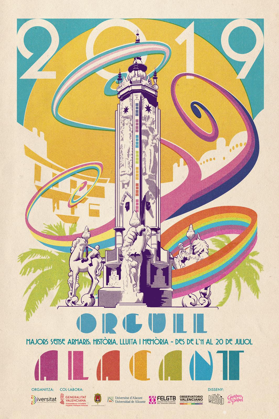 cartel oficial orgull alacant 2019 cartel oficial orgull alacant 2019